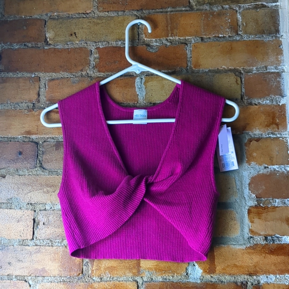 Plum Purple Crop Top